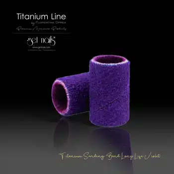 Get Nails Austria - Titanium Sanding Band Long Life Violet #150, 10 pcs.