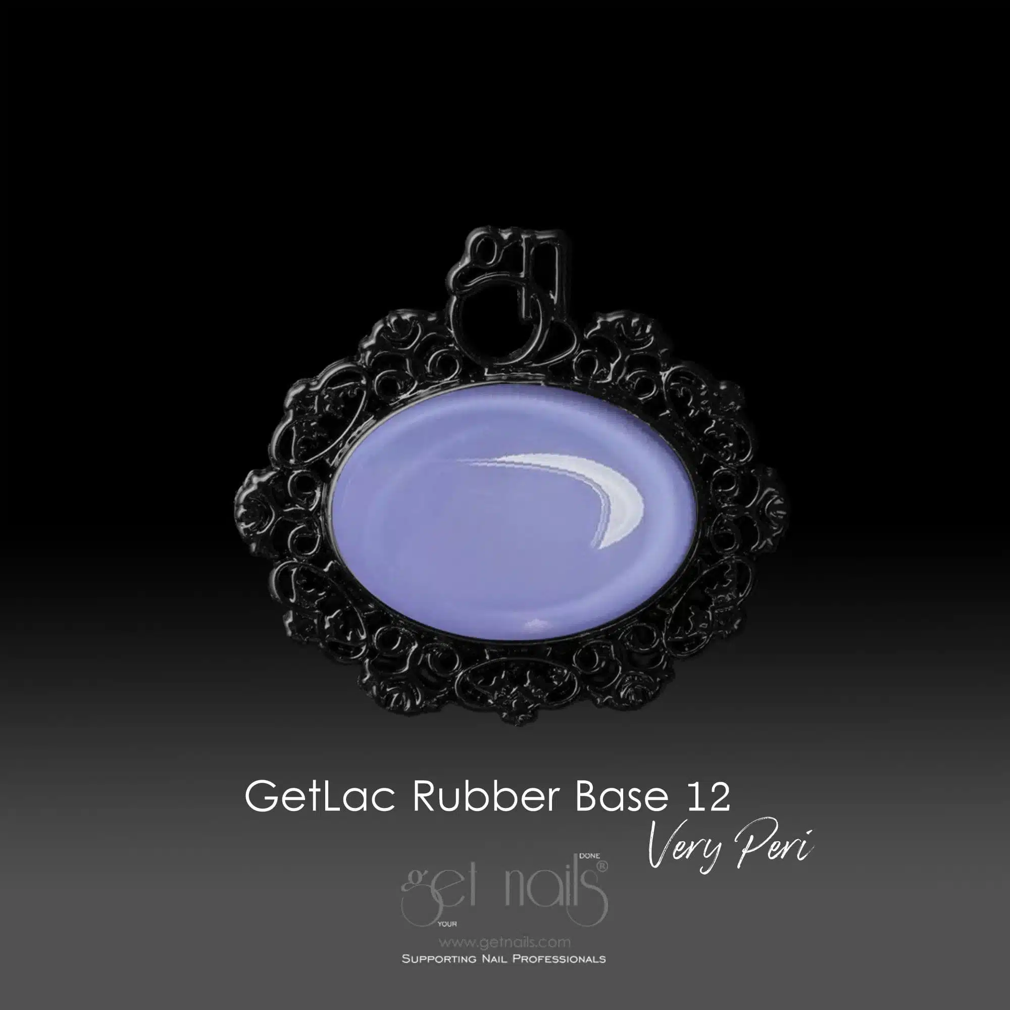 Get Nails Austria - GetLac Rubber Base 12 Very Peri 15г