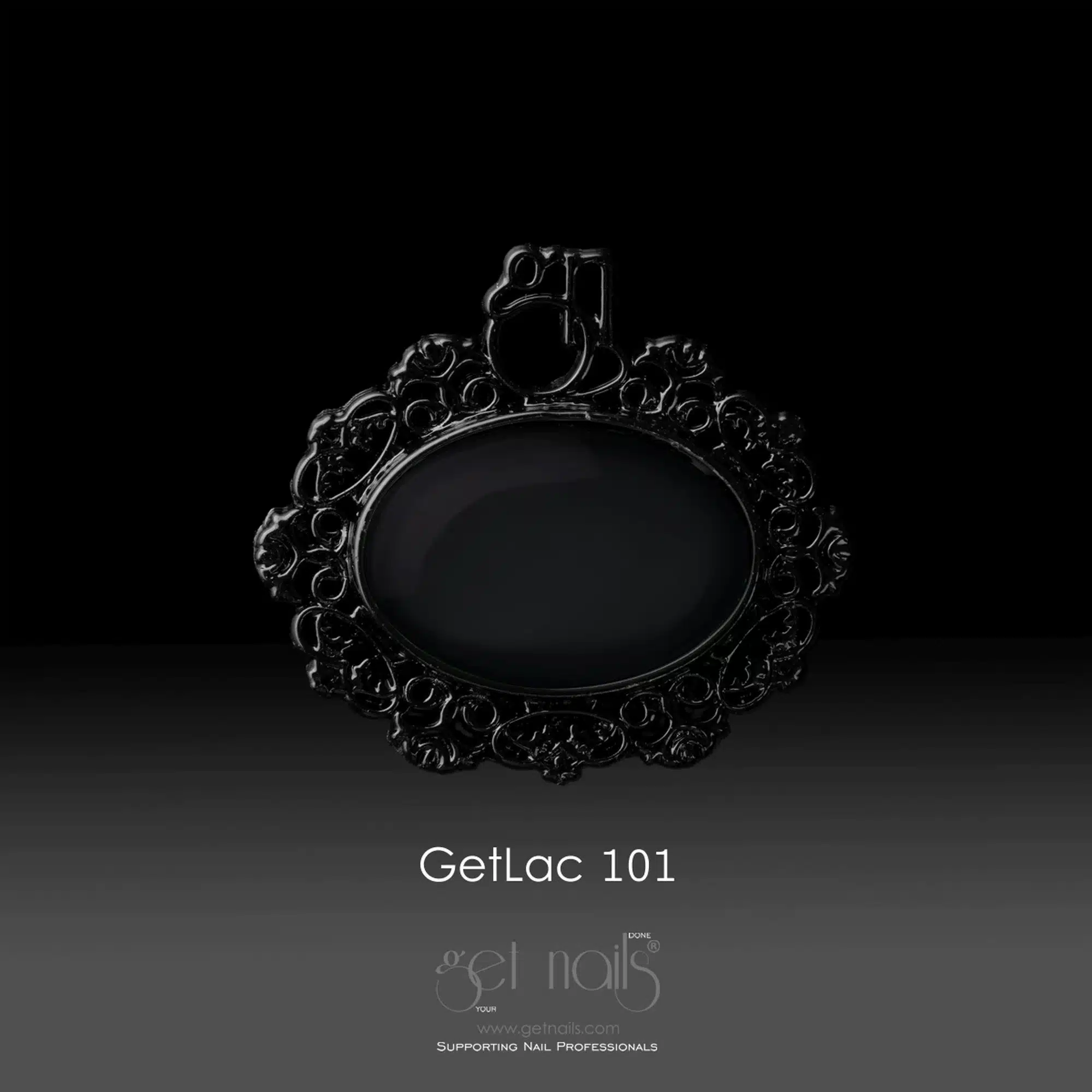 Get Nails Austria - GetLac 101 Черный 15г