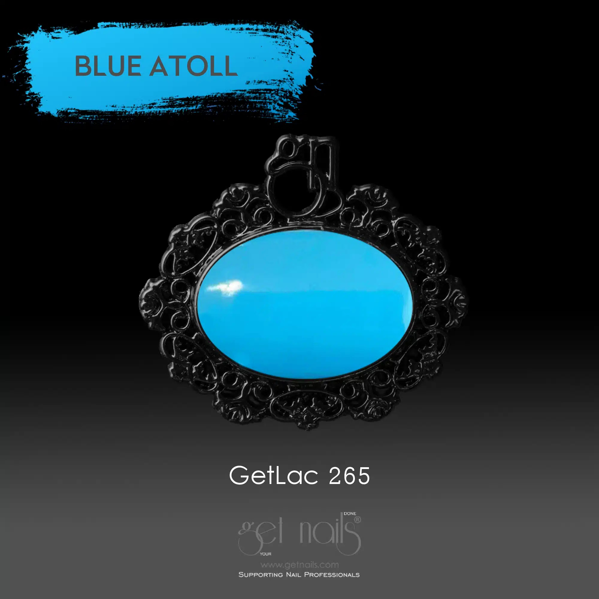 Get Nails Austria - GetLac 265 15g Blue Atoll