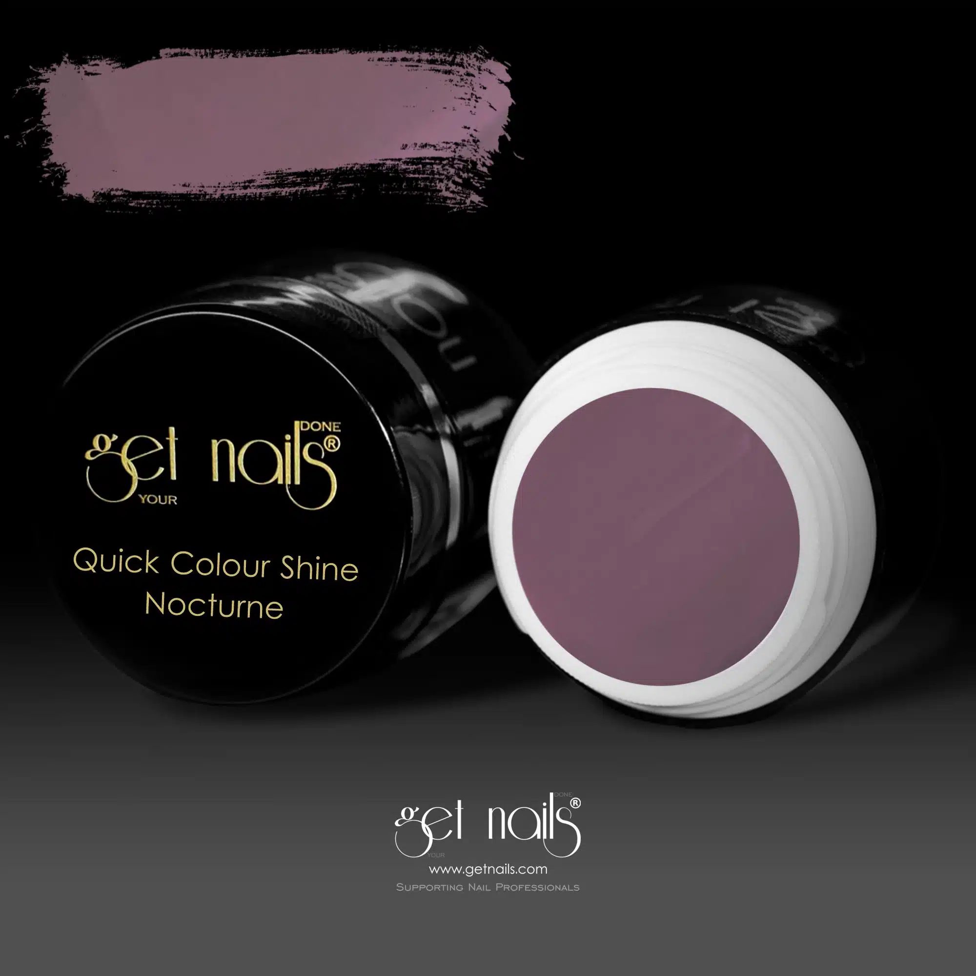 Get Nails Austria - Цветной гель Quick Color Shine Nocturne 5г