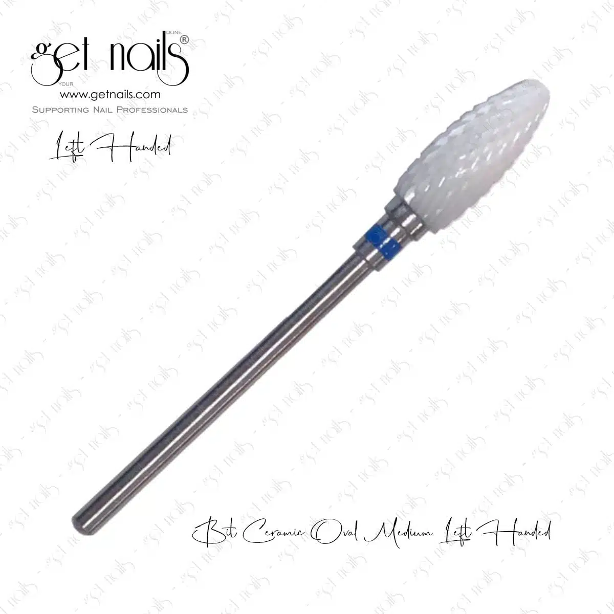 Get Nails Austria - Cutter attachment ceramic oval medium left-handed