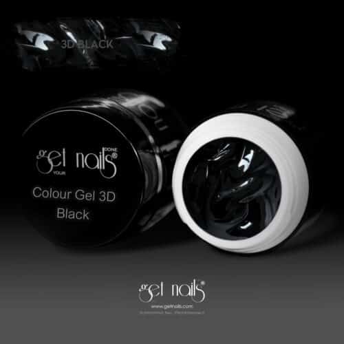 Get Nails Austria - Colour Gel 3D Black 5g