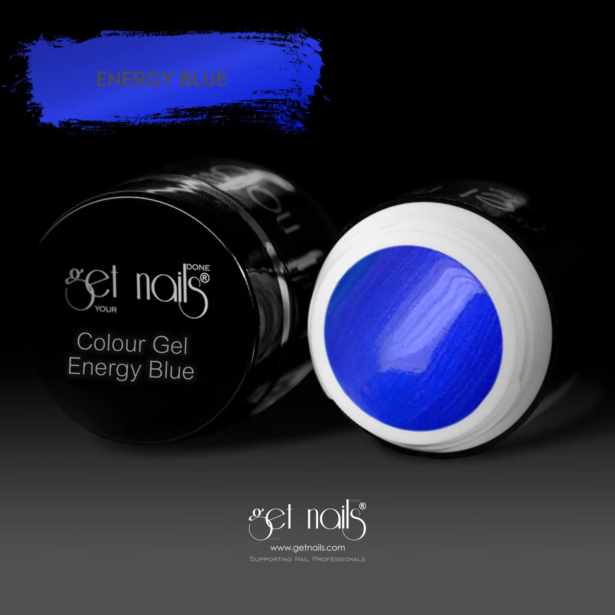 Get Nails Austria - Цветной гель Energy Blue 5g