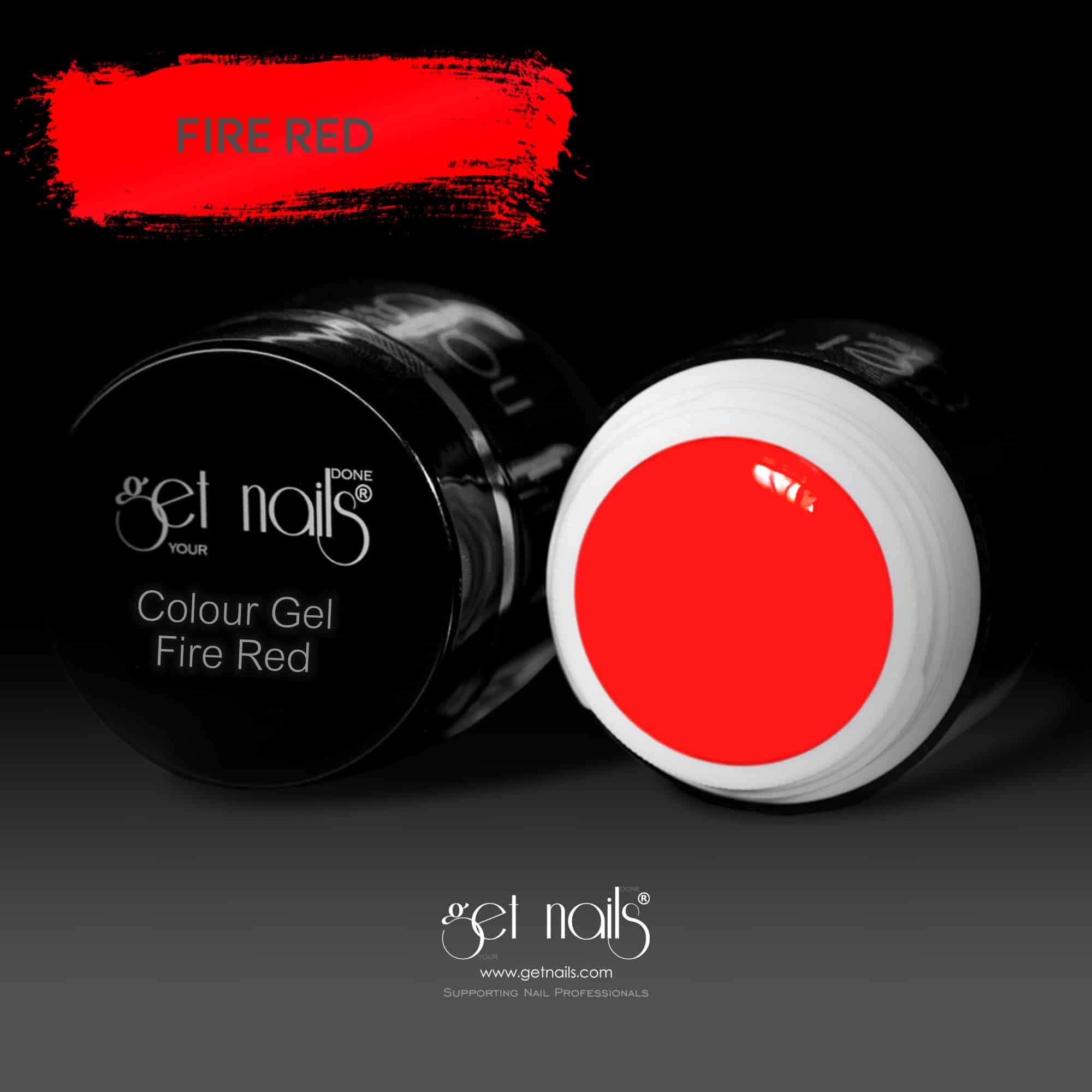 Get Nails Austria - Color Gel Fire Red 5g