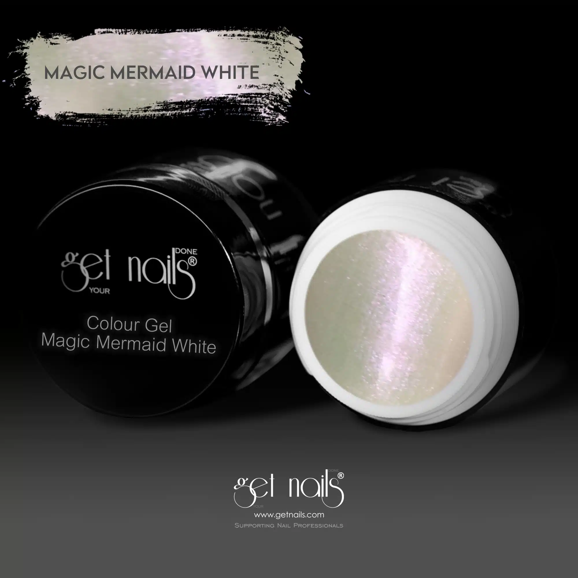 Get Nails Austria - Gel Color Magic Mermaid White 5g