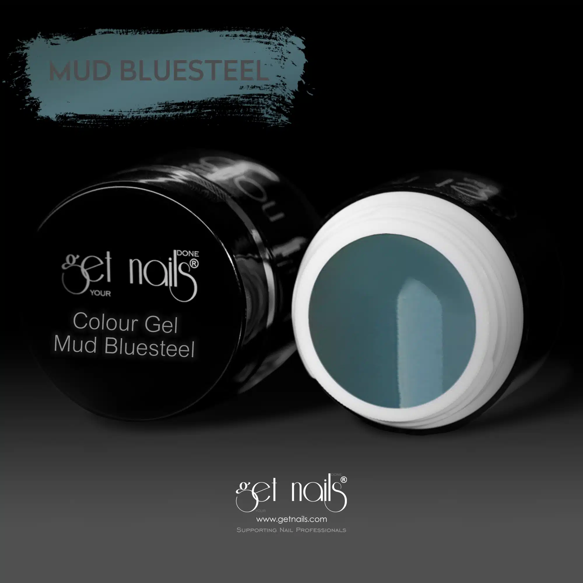 Get Nails Austria - Colour Gel Mud Bluesteel 5g