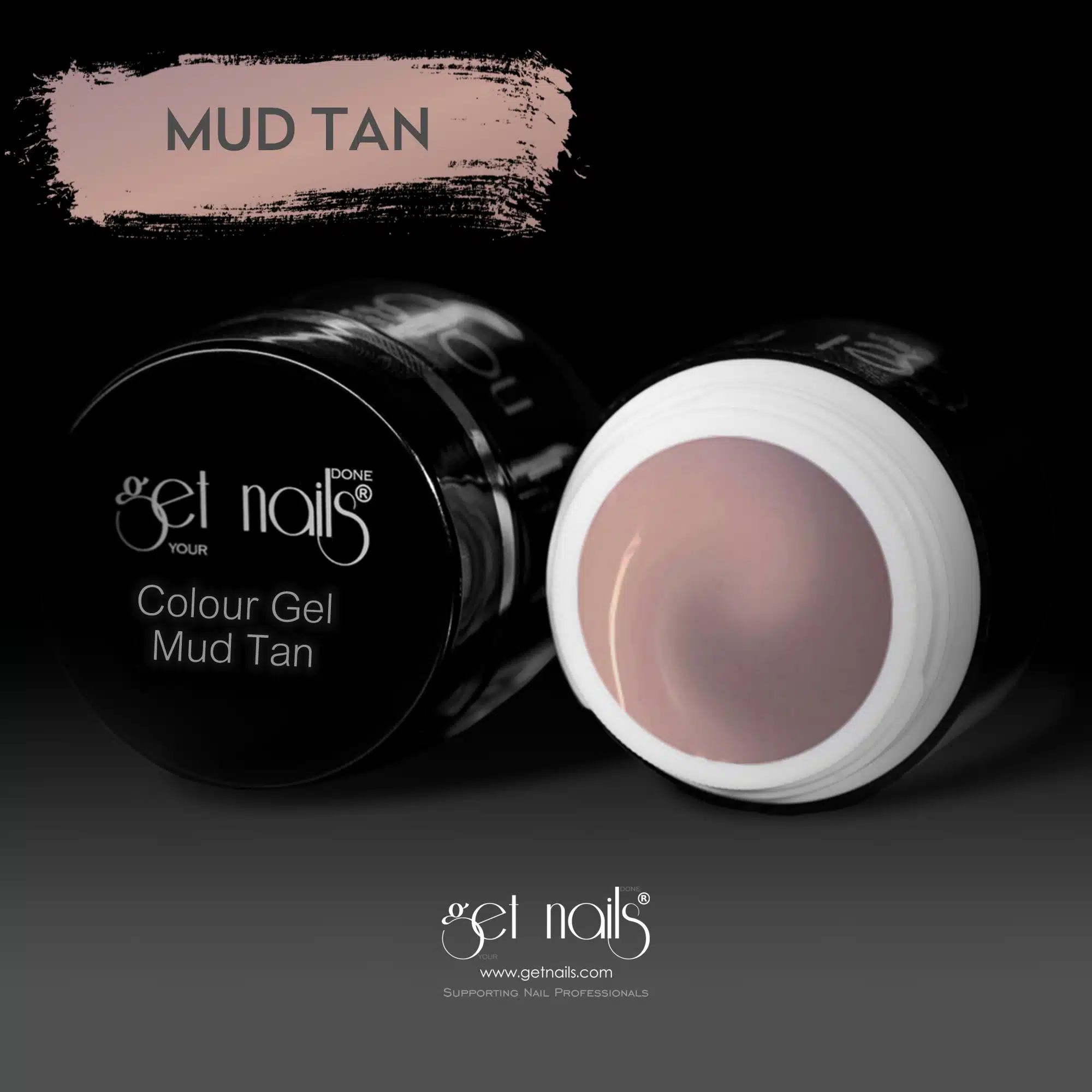 Get Nails Austria - Цветной гель Mud Tan 5g