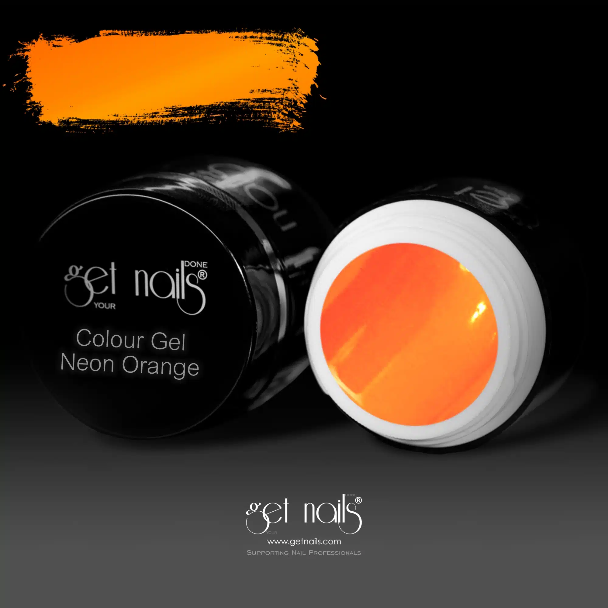 Get Nails Austria - Colour Gel Neon Orange 5g