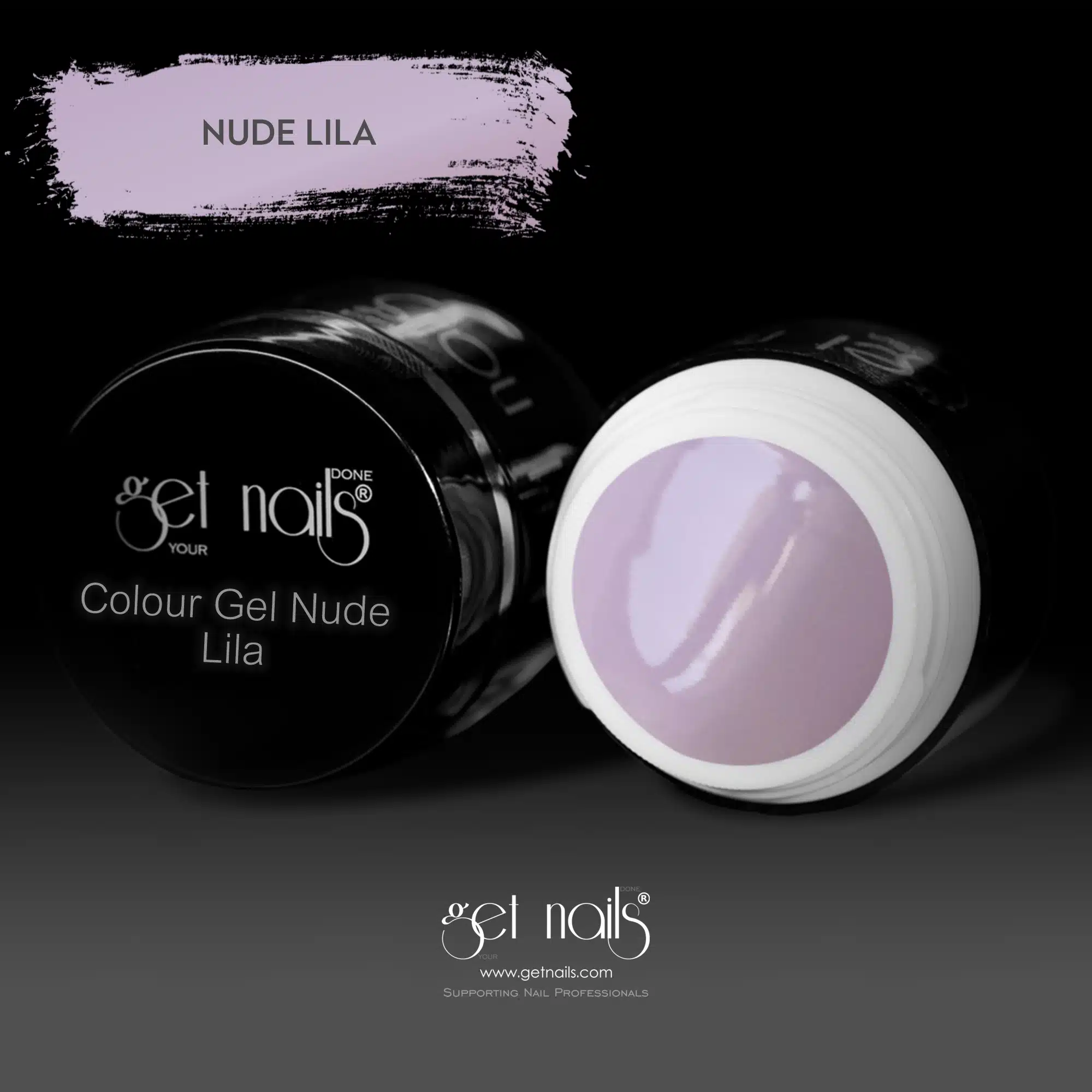 Get Nails Austria - Цветной гель Nude Purple 5g
