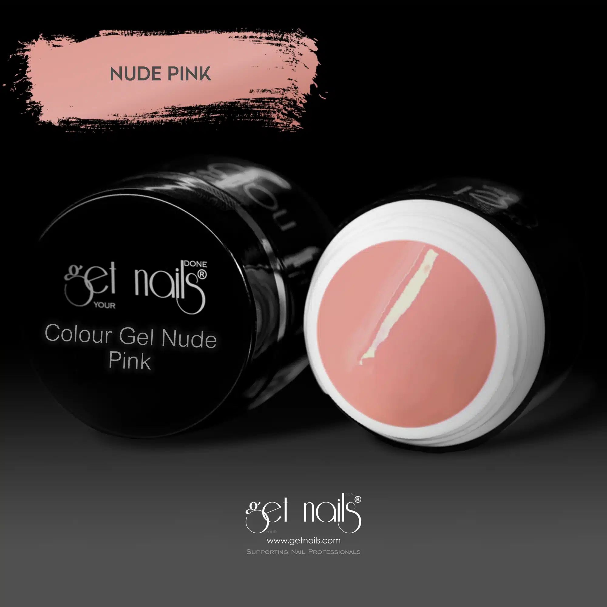 Get Nails Austria - Цветной гель Nude Pink 5g