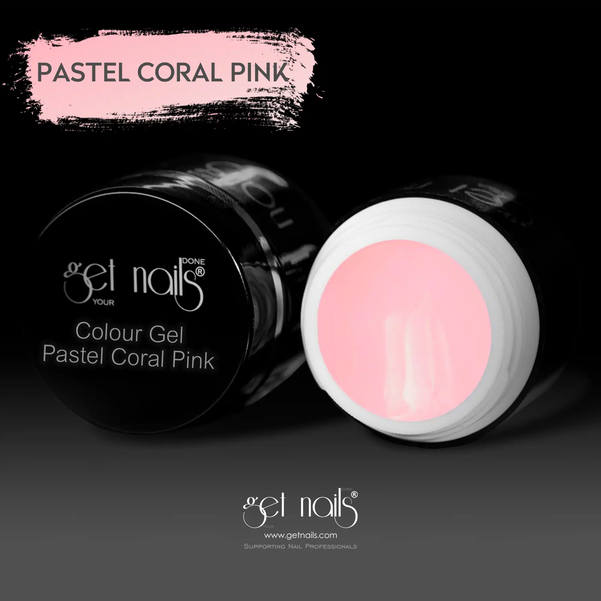 Get Nails Austria - Gel Color Pastel Coral Pink 5g