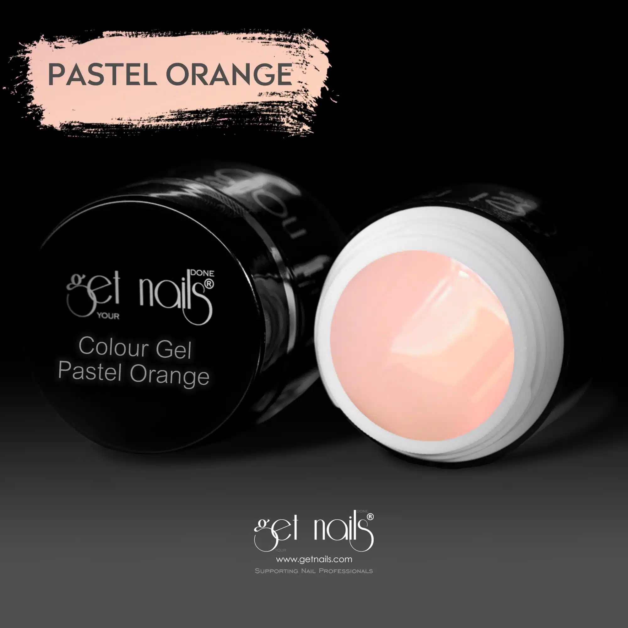 Get Nails Austria - Gel Colorato Pastello Arancio 5g