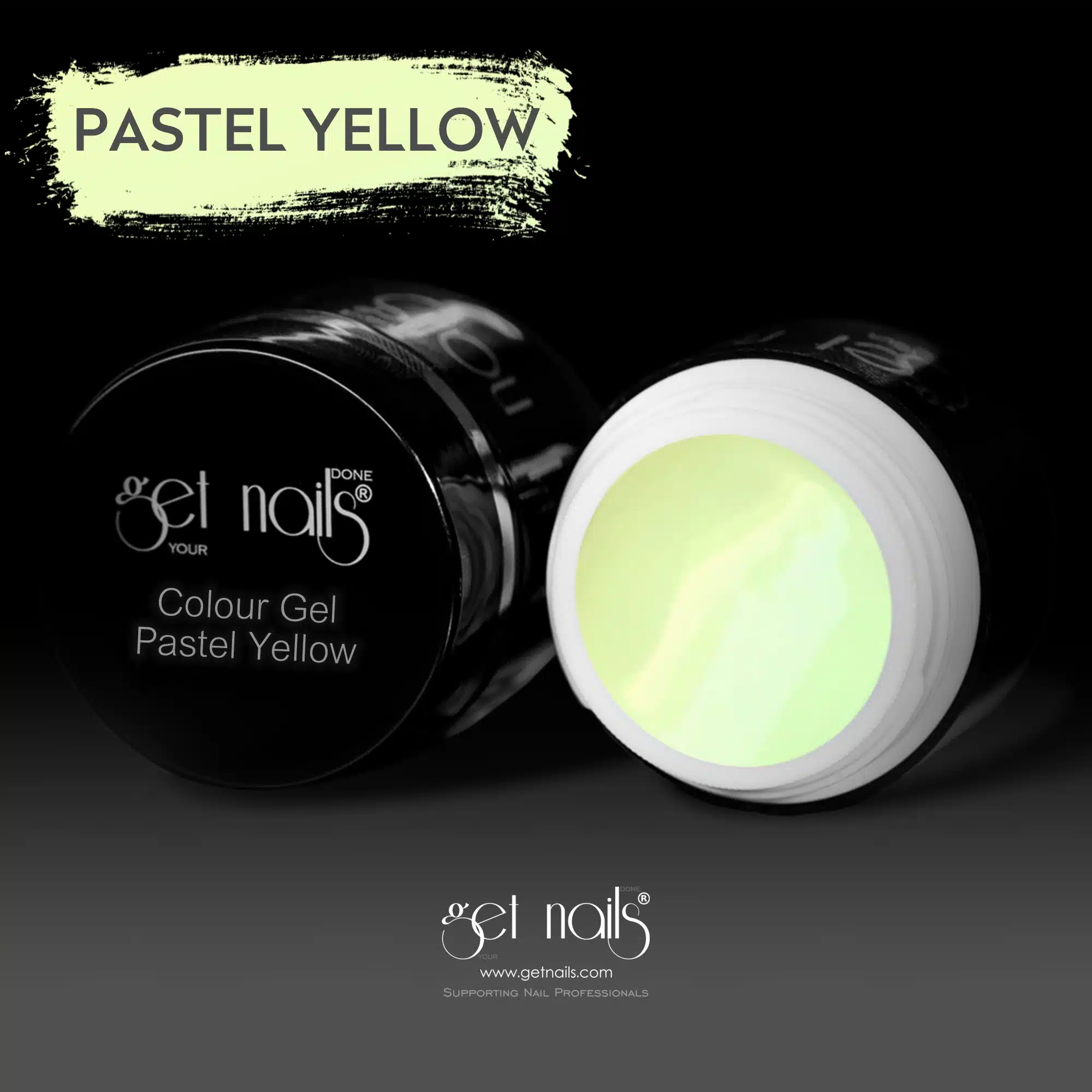 Get Nails Austria - Цветной гель Pastel Yellow 5g