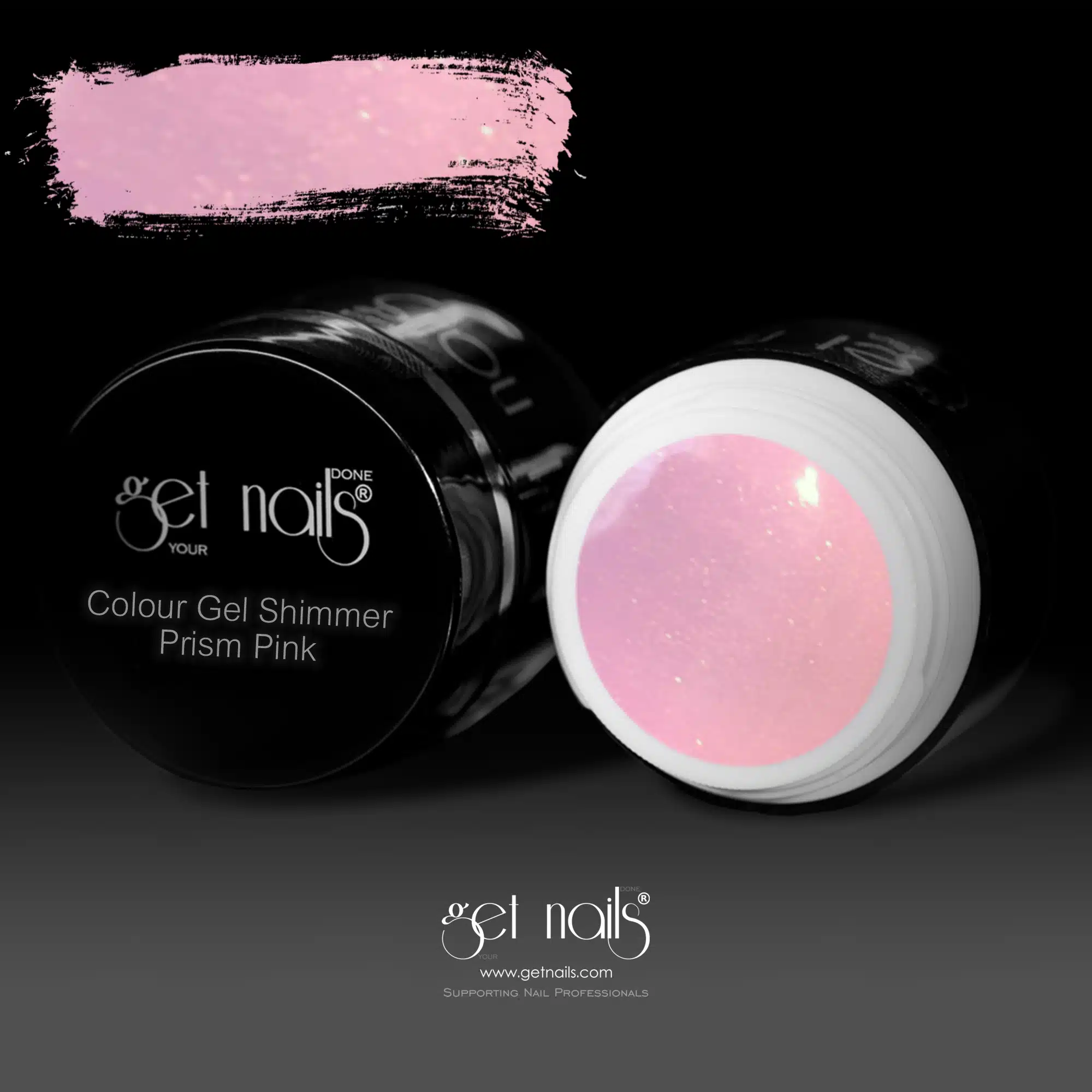 Get Nails Austria - Colour Gel Shimmer Prism Pink 5g