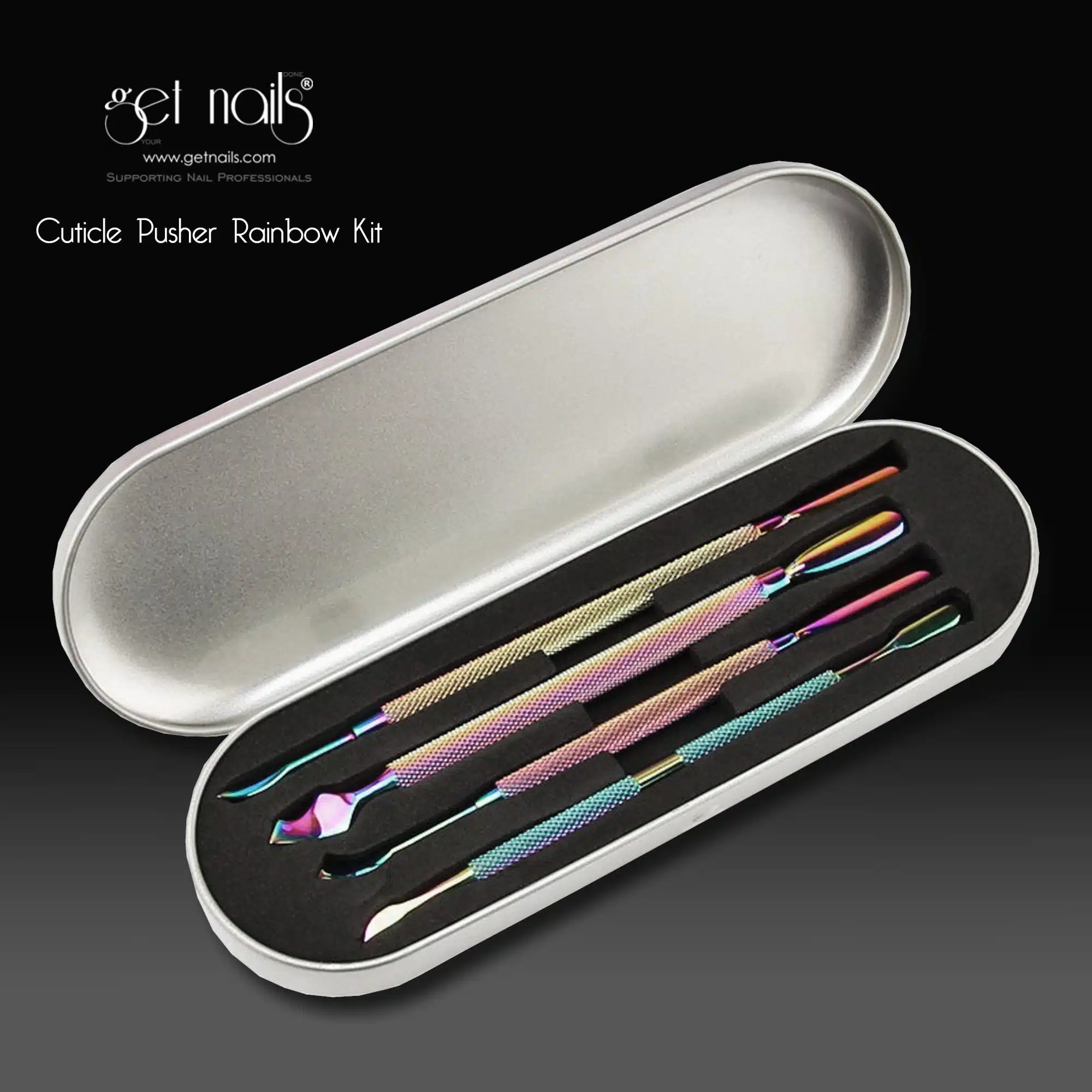 Ottieni Nails Austria - Kit arcobaleno per spingi cuticole
