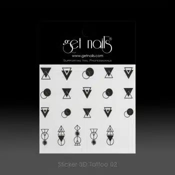 Get Nails Austria - Наклейка 3D татуировки 02