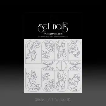 Get Nails Austria - Naljepnica Art Tattoo 01
