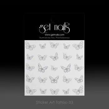 Get Nails Austria - Наклейка Art Tattoo 03