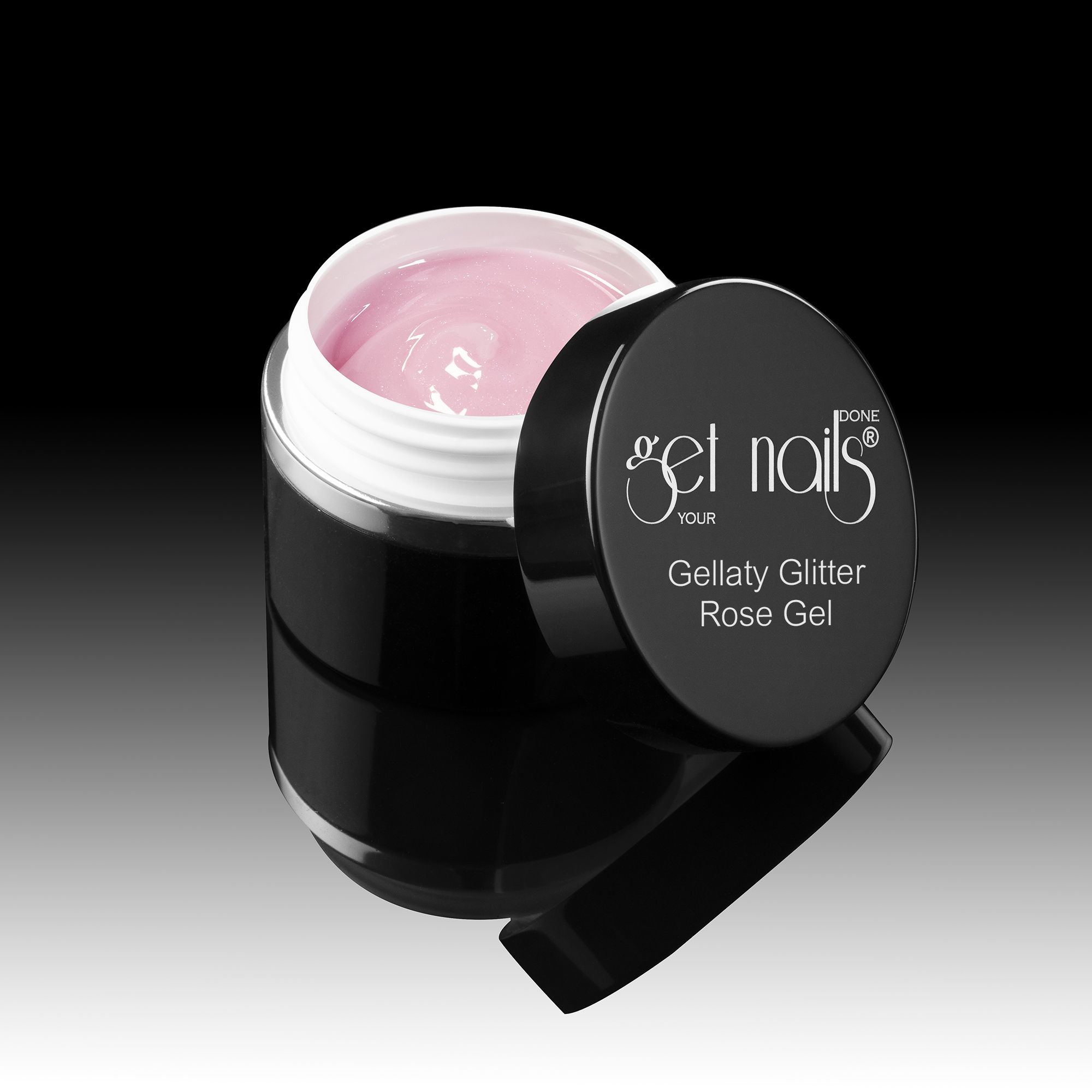 Get Nails Austria - Gelaty Glitter Rose Gel 50g