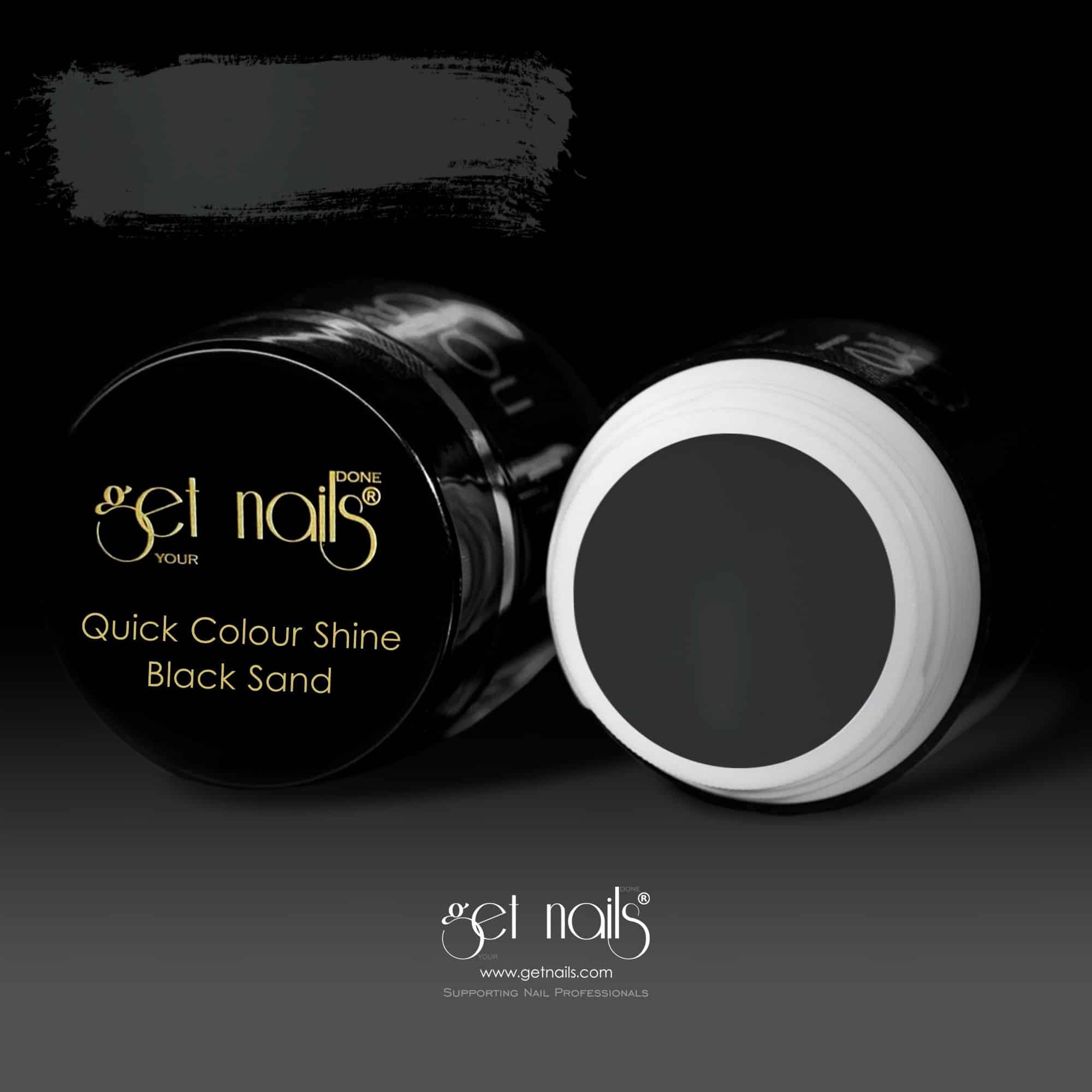 Colour Gel Quick Colour Shine Black Sand 5g