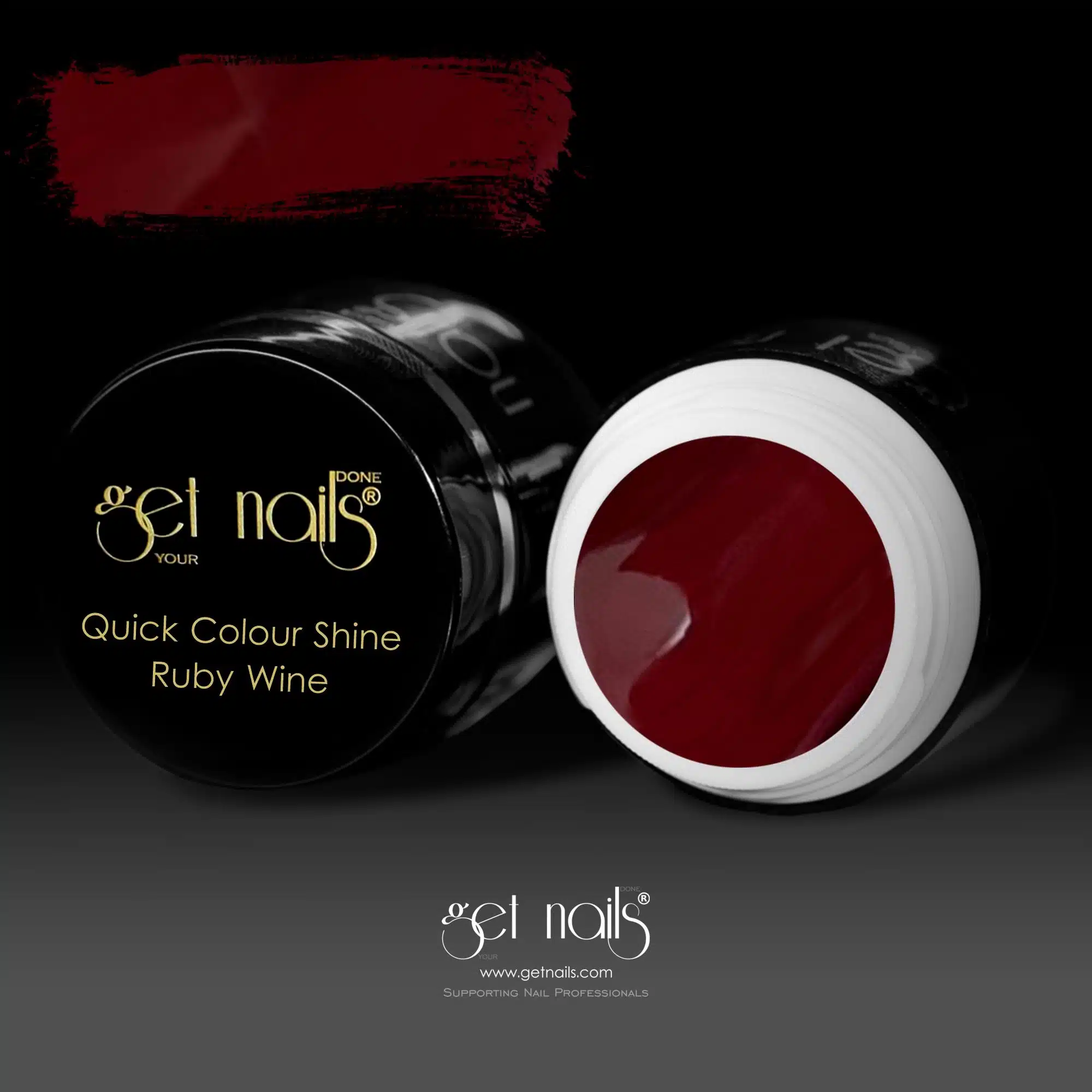 Get Nails Austria - Gel Color Quick Color Shine Ruby Wine 5g