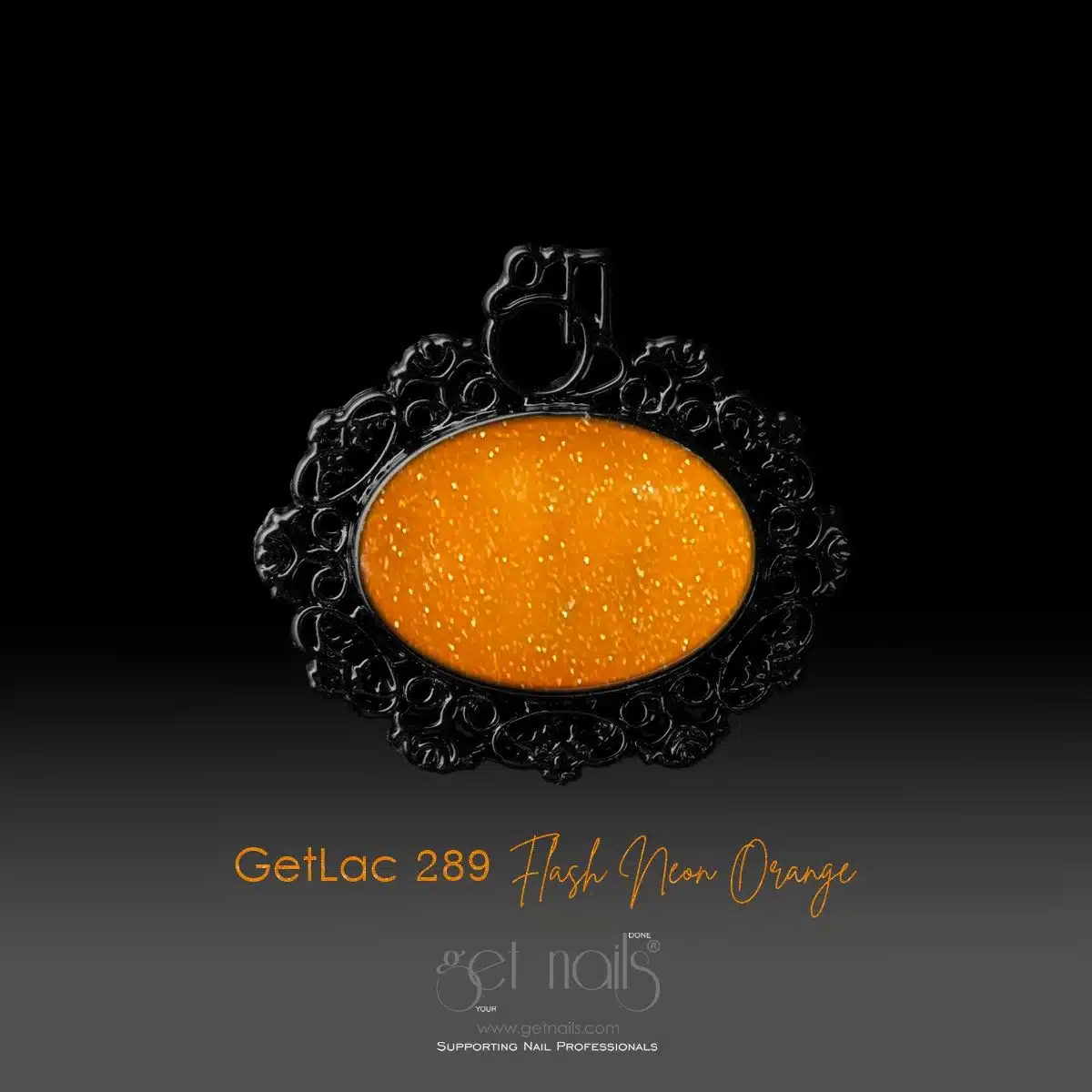 Get Nails Austria - GetLac 289 Flash Neon Orange 15г