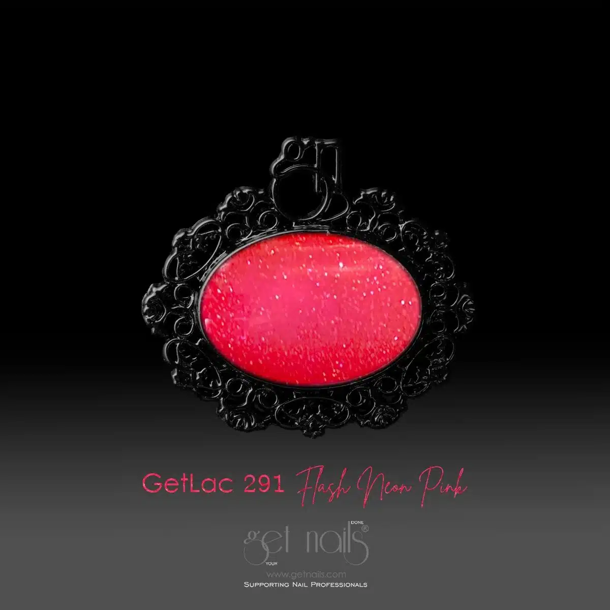 Get Nails Austria — GetLac 291 Flash Neon Pink 15 г
