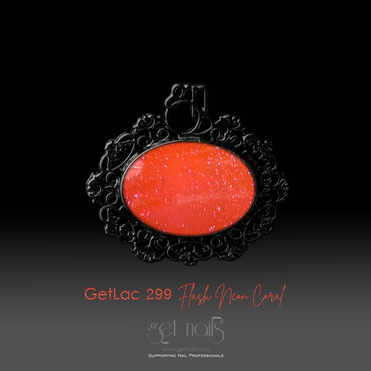 Get Nails Austria - GetLac 299 Flash Neon Coral 15g