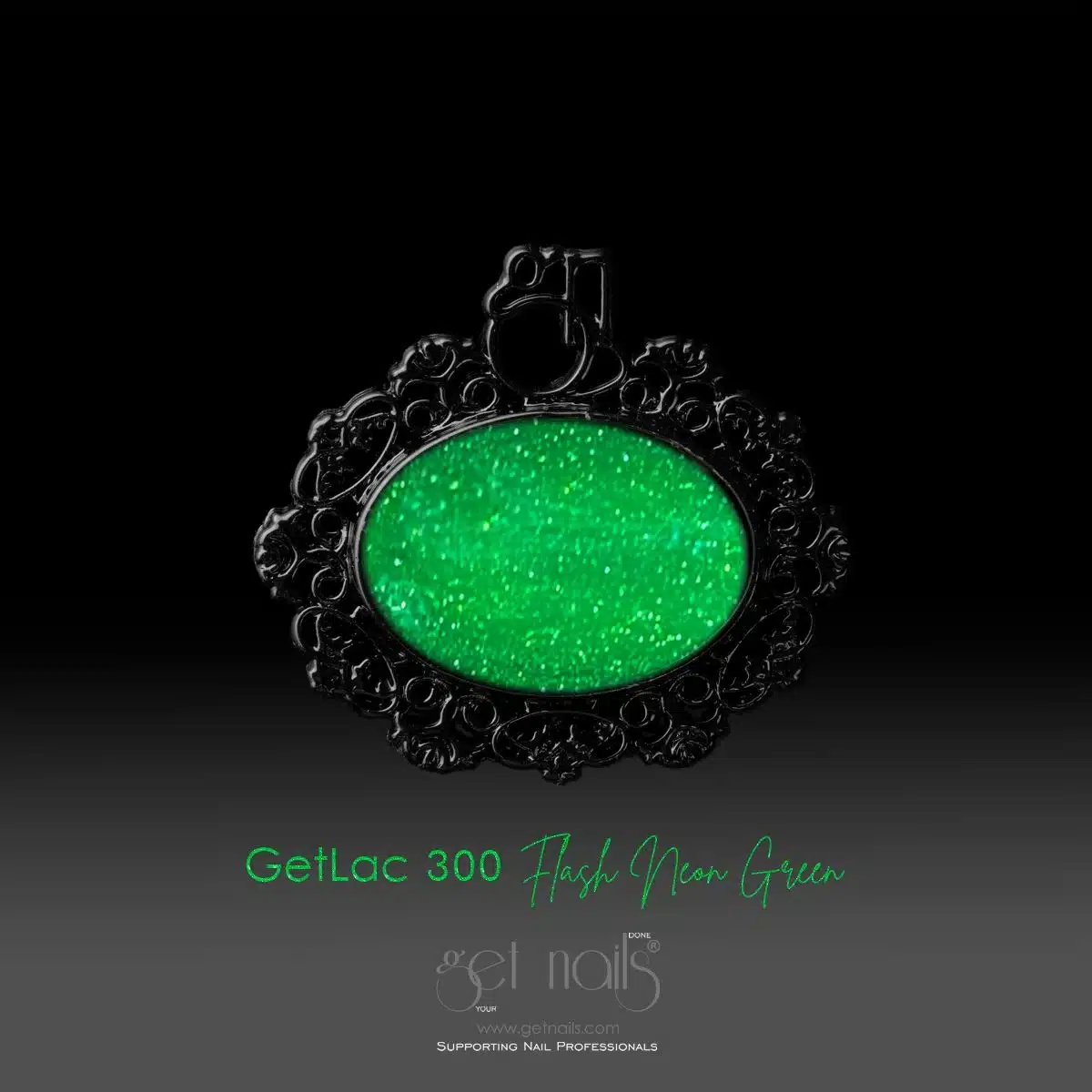 Get Nails Austria — GetLac 300 Flash Neon Green 15 г