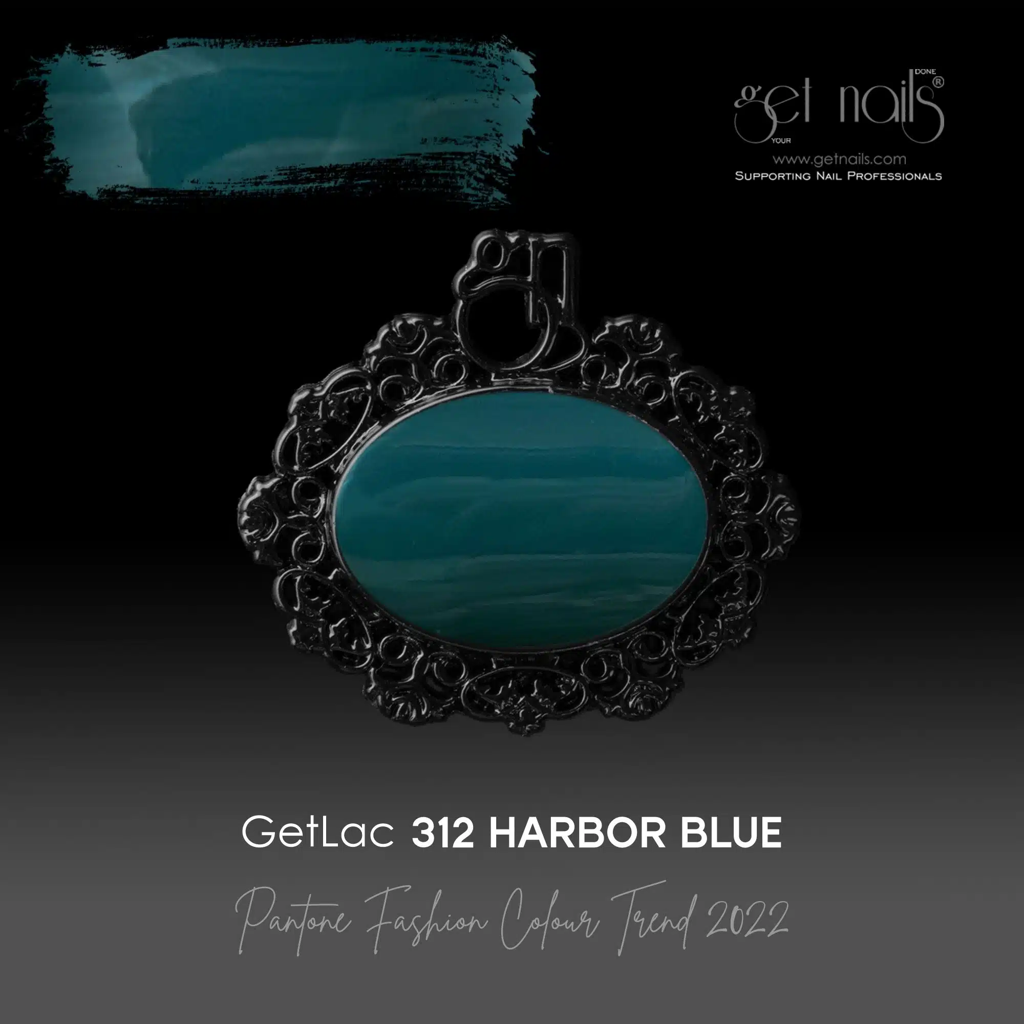 Get Nails Austria - GetLac 312 Harbour Blue 15г