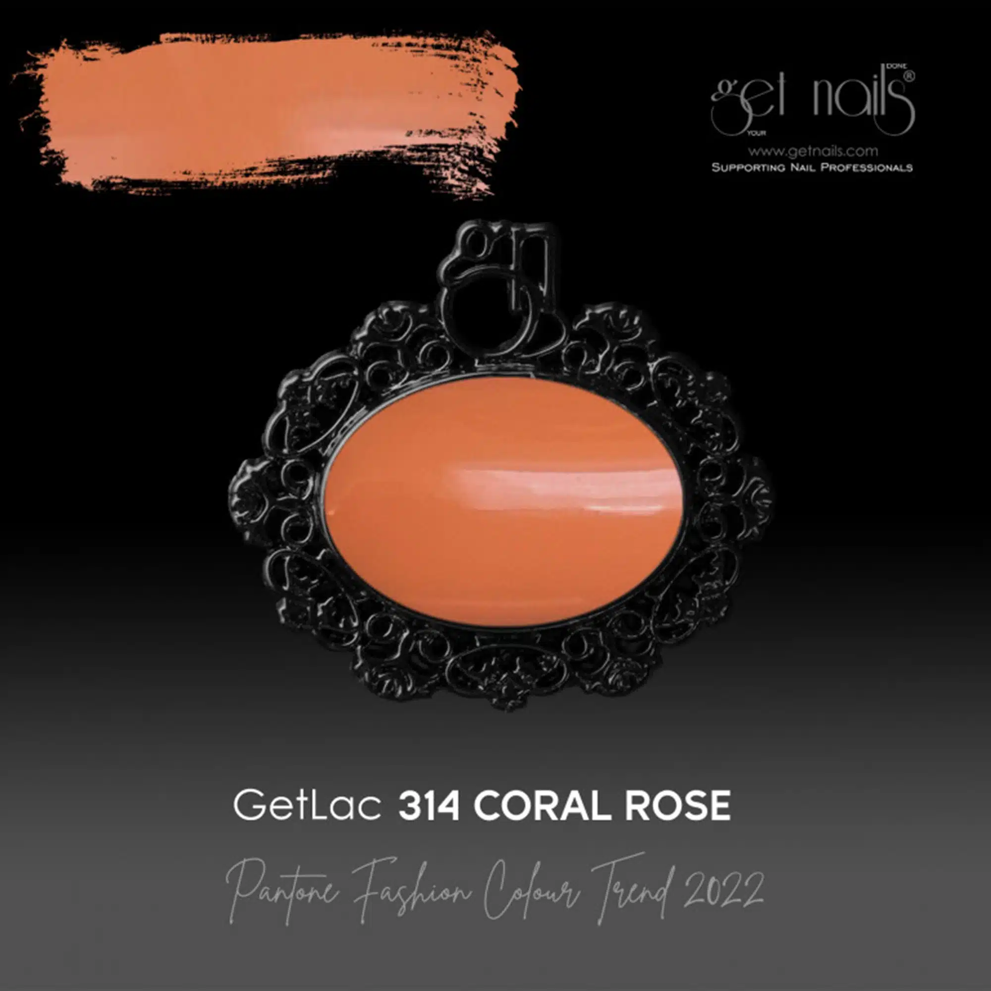 Get Nails Austria - GetLac 314 Coral Rose 15 g