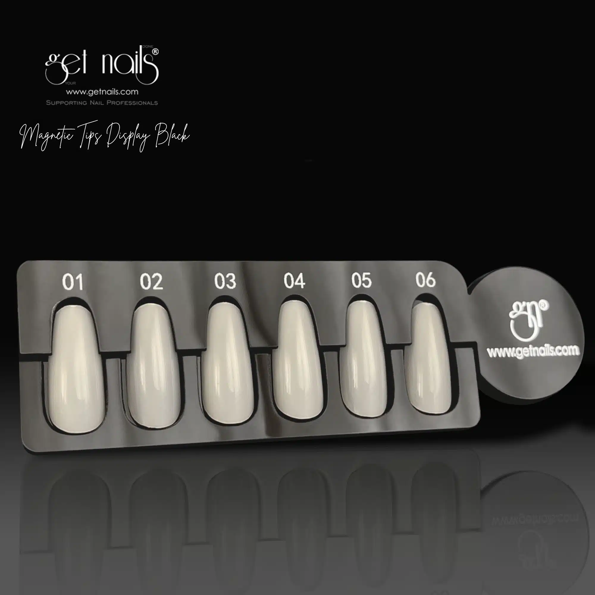 Get Nails Austria - Display per punte magnetiche nero