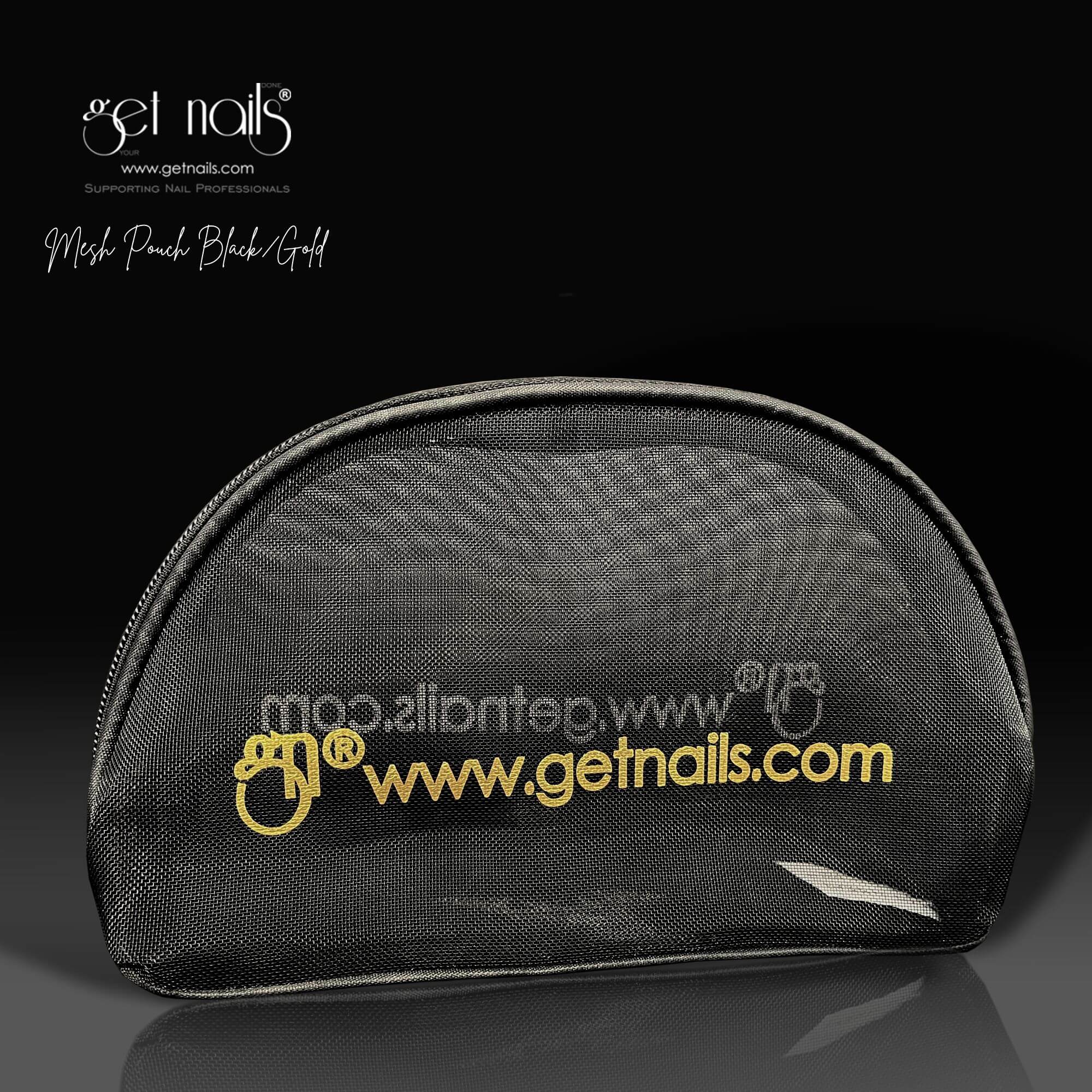 Netztasche Schwarz/Gold
