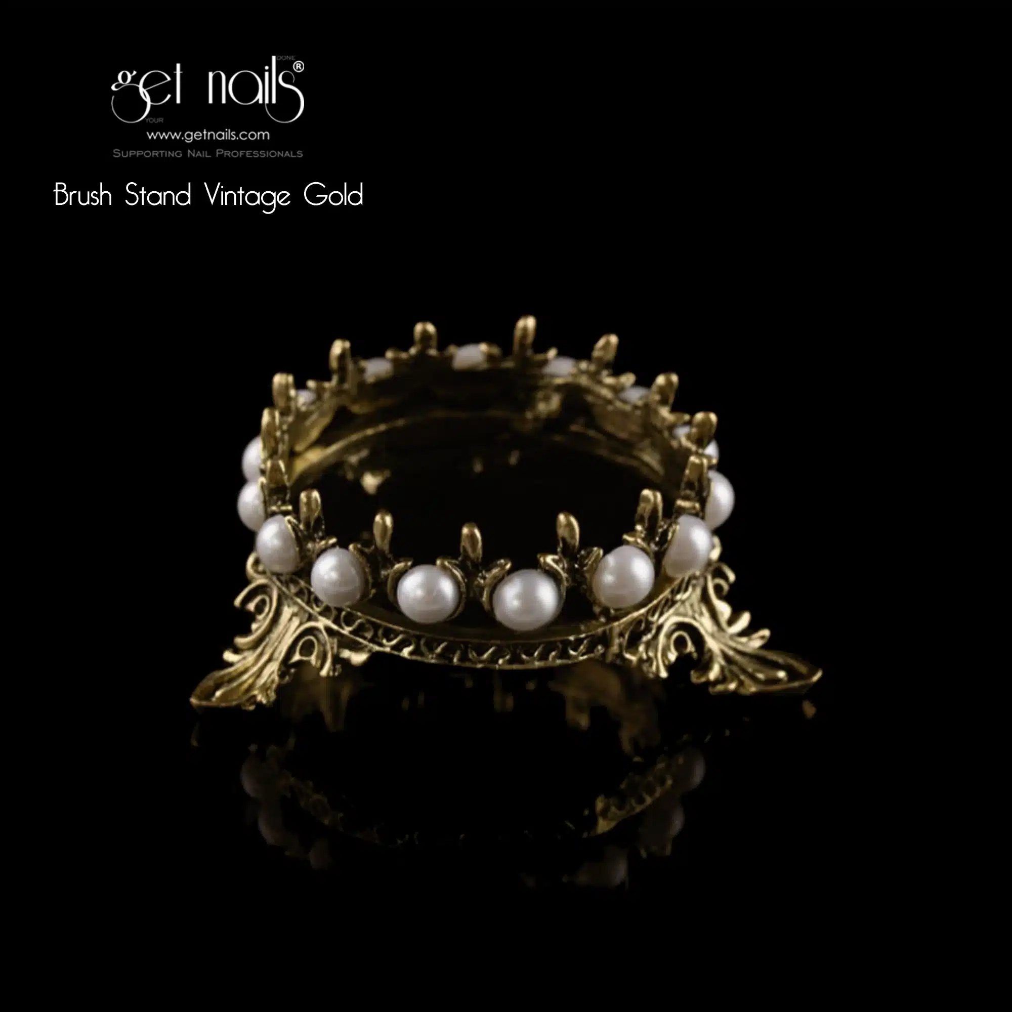 Get Nails Austria - Держатель для кистей Vintage Gold