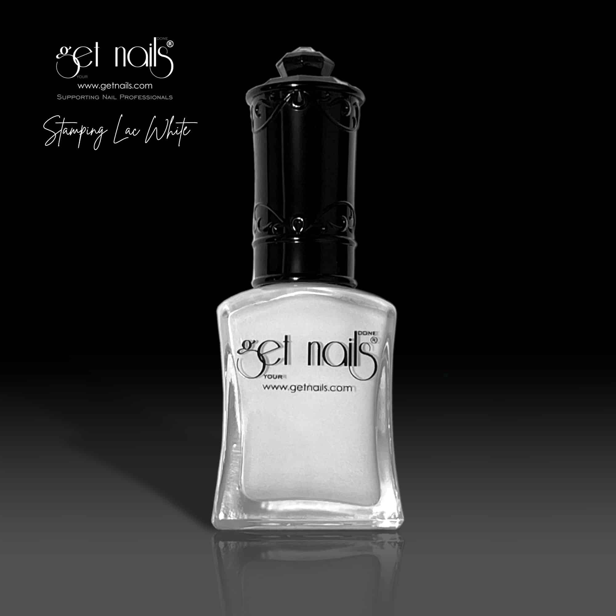 Get Nails Austria - Лак для стемпинга белый 15мл