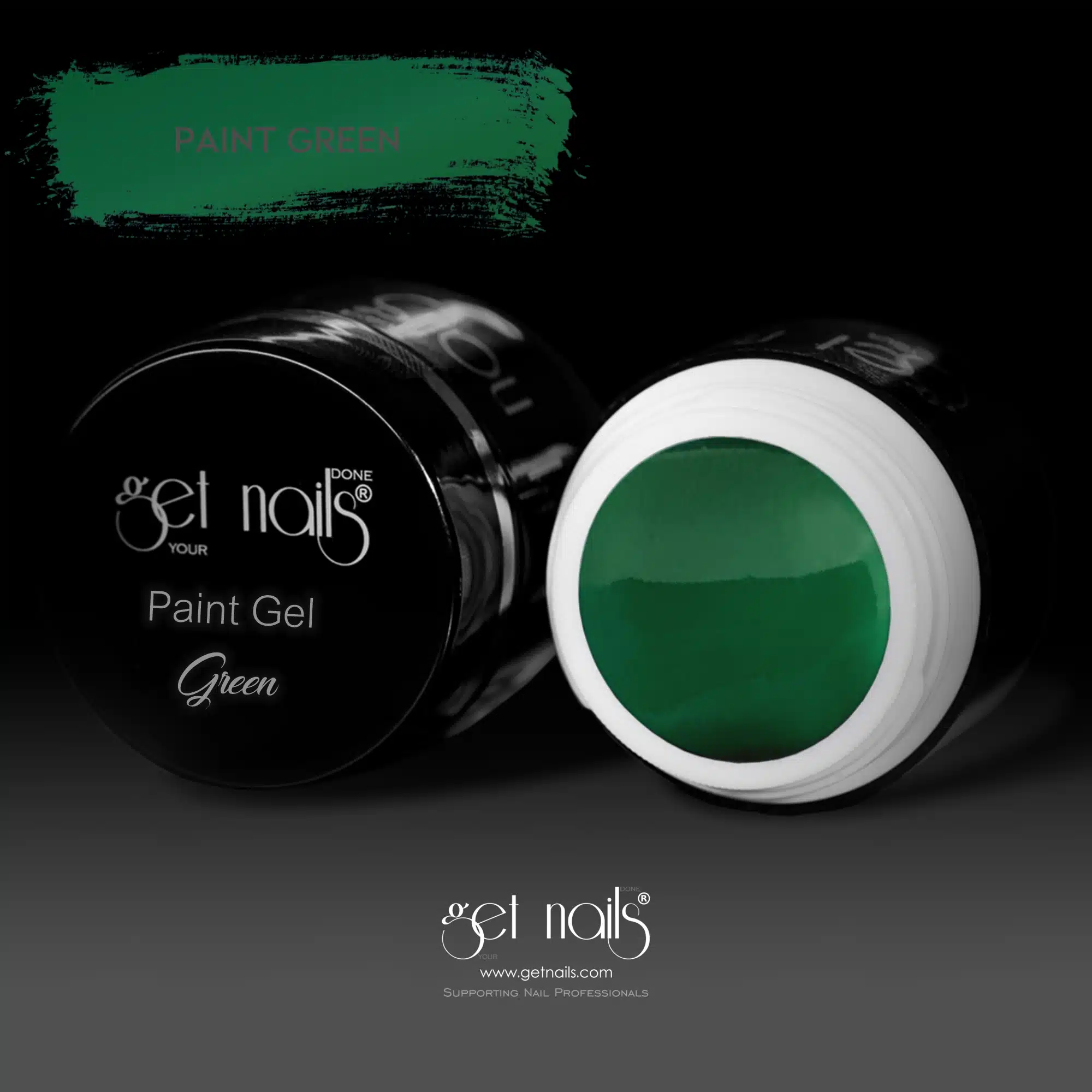 Get Nails Austria - Gel di vernice verde 5g