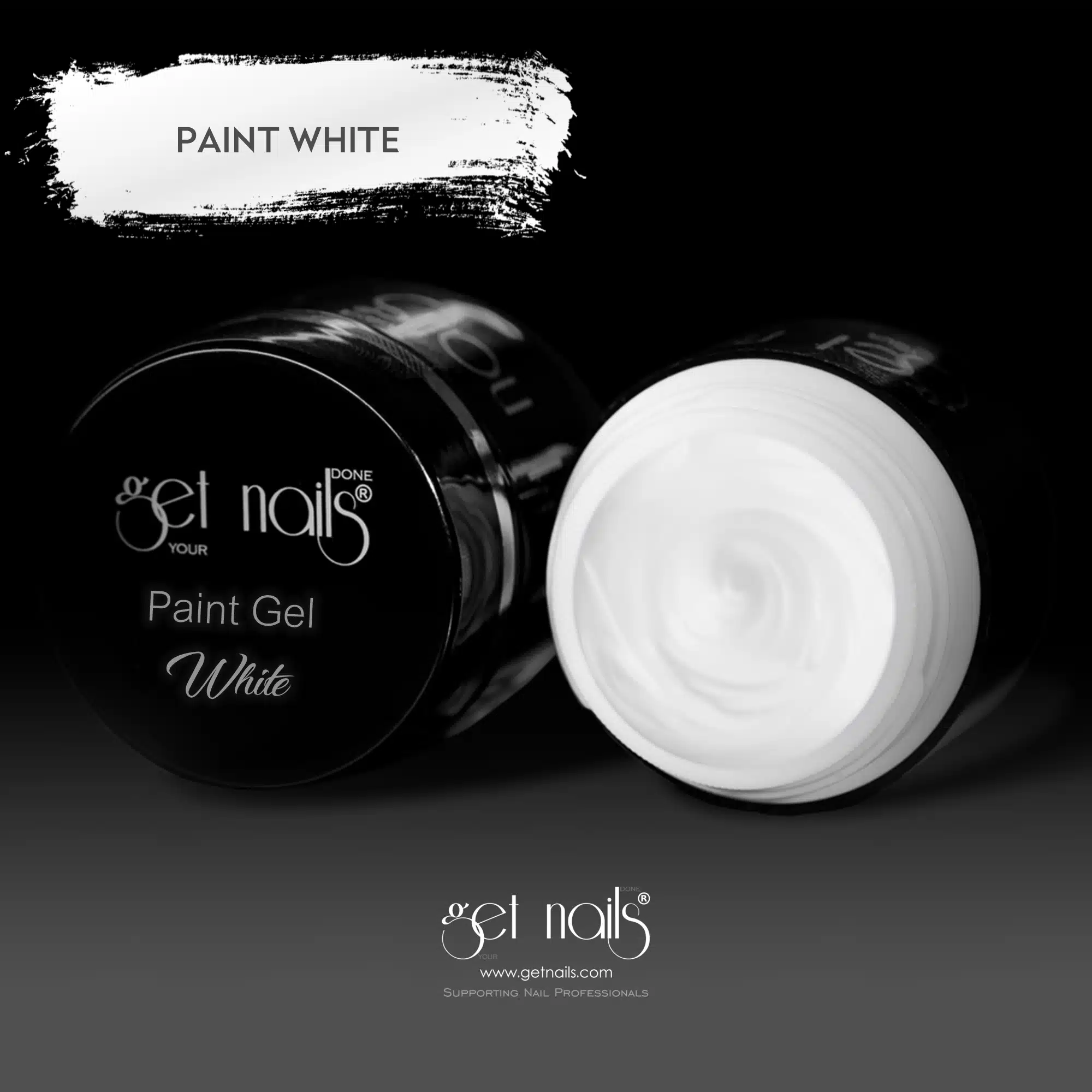 Get Nails Austria - Gel di vernice bianco 5g