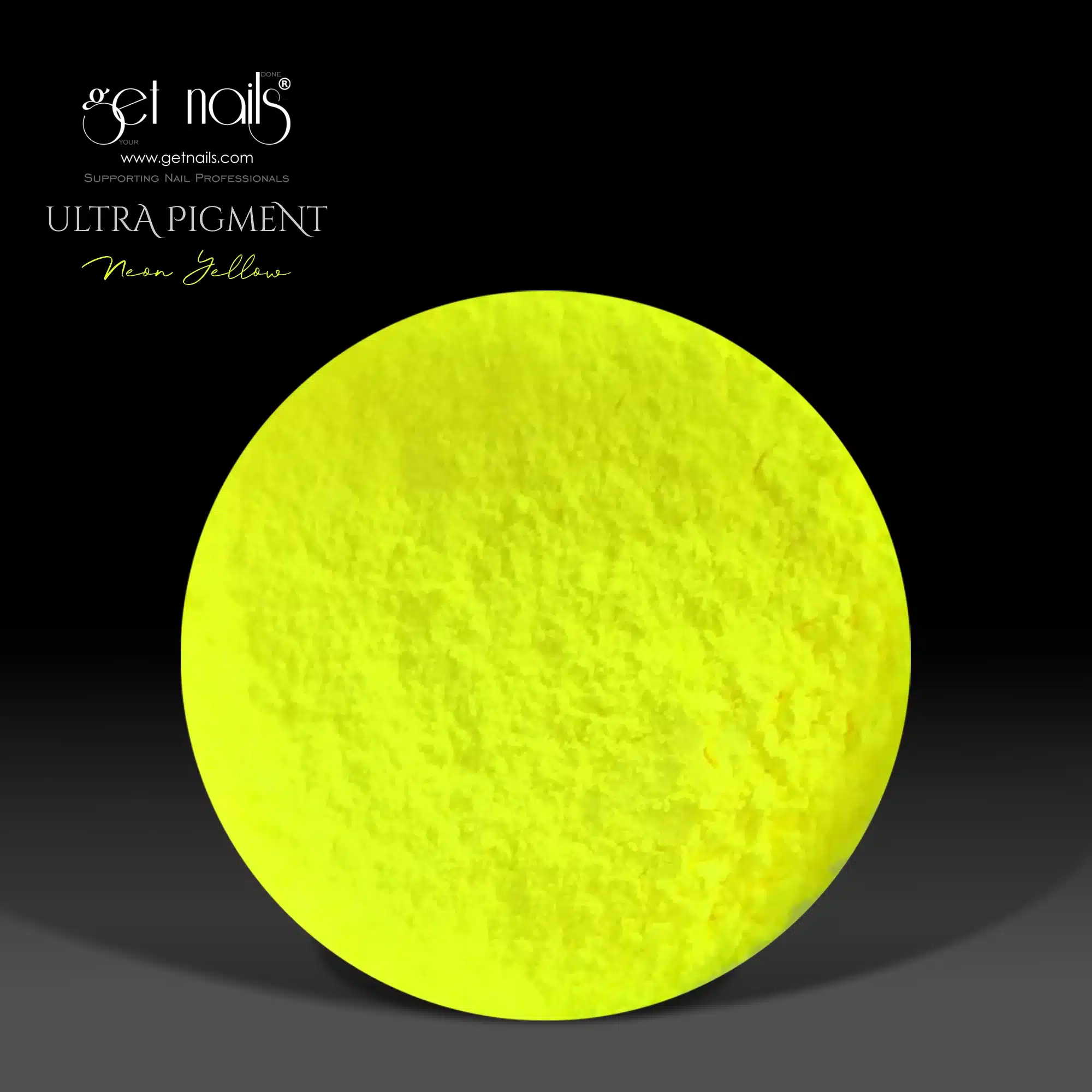 Get Nails Austria - Ультрапигмент неоново-желтый 1.5г