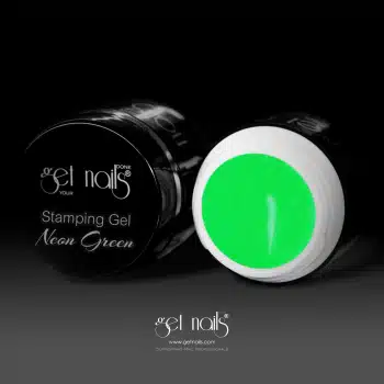 Get Nails Austria - Gel per timbri Neon Green 5g