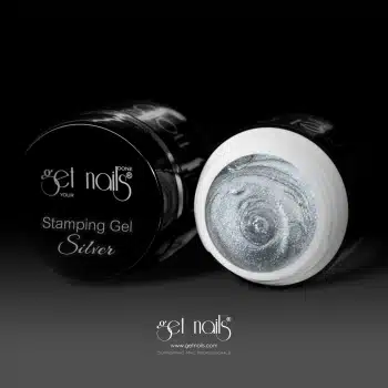 Get Nails Austria - Gel per timbri Silver 5g