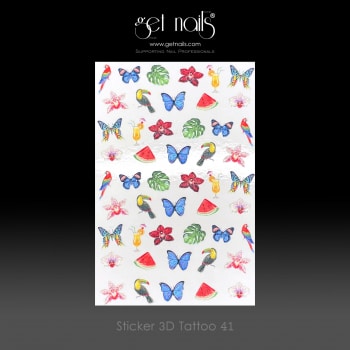 Get Nails Austria - Sticker 3D Tattoo 41