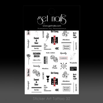 Sticker Art Tattoo 32