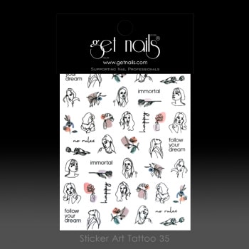 Get Nails Austria - Naljepnica Art Tattoo 35