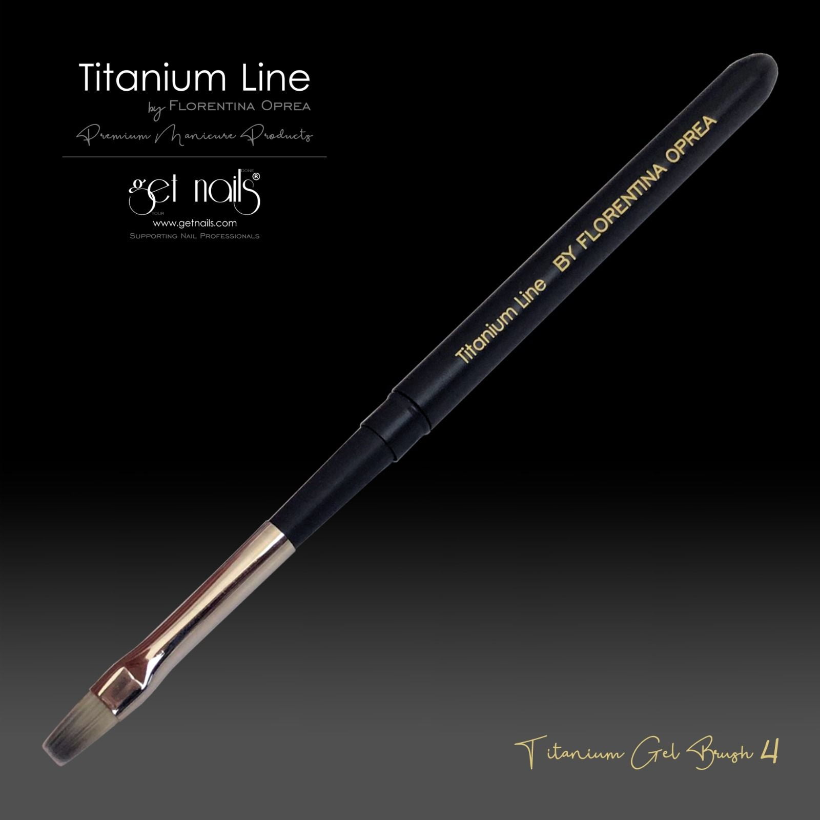 Titanium Gel Pinsel Nr. 4