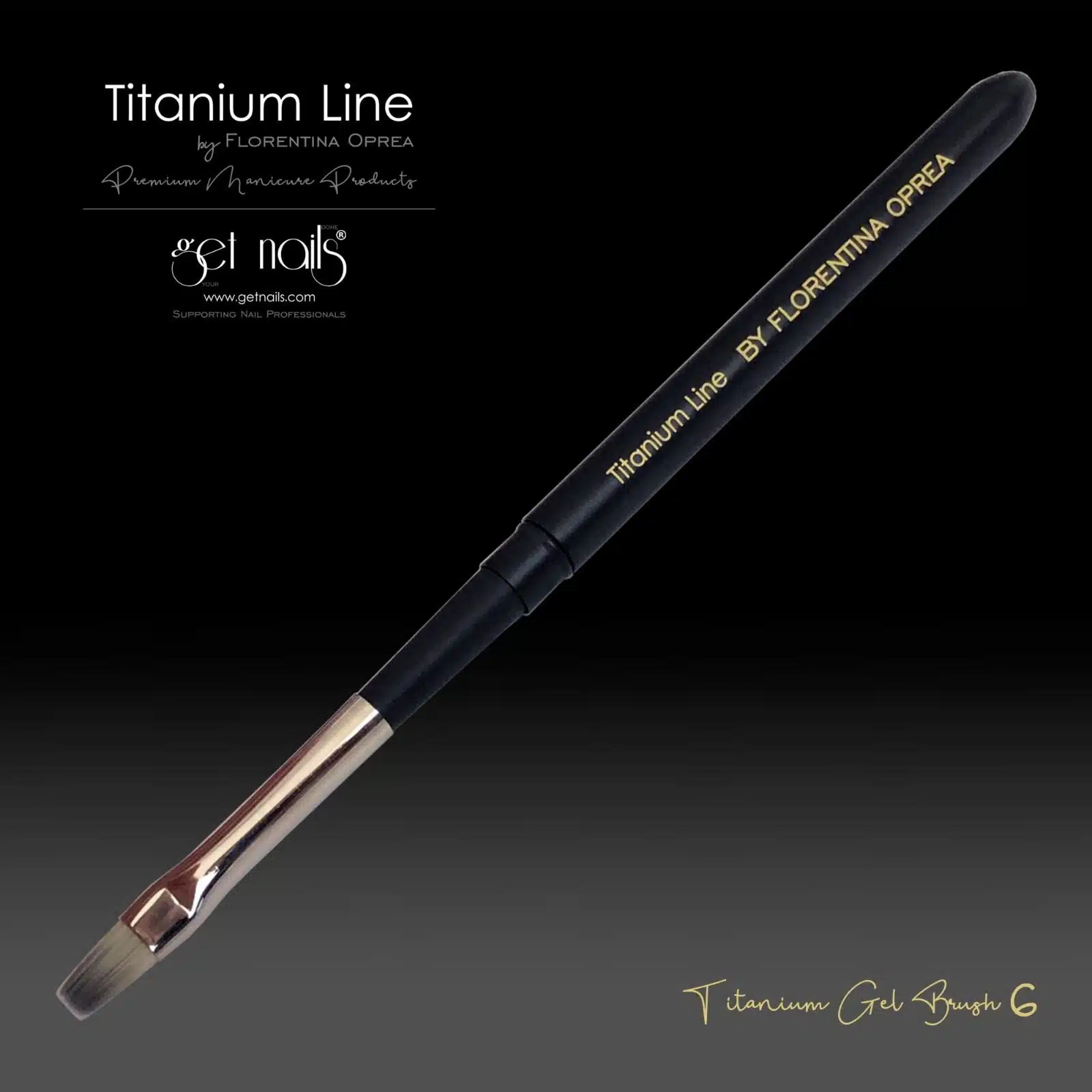 Get Nails Austria - Titanium Gel Brush No. 6