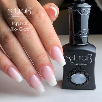 Get Nails Austria - Верхнее покрытие Milky Glow 15г