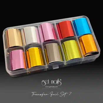 Get Nails Austria - Set folii de transfer 7 culori de bază