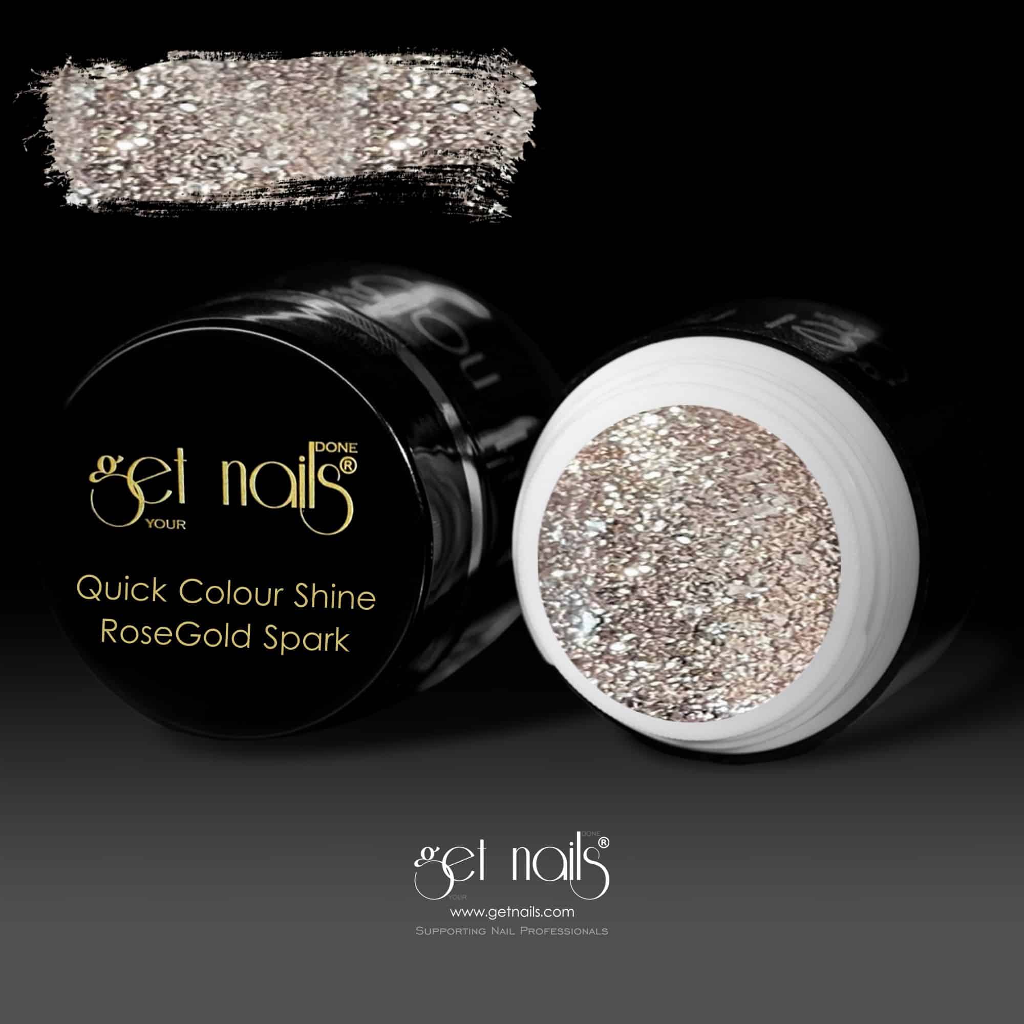 Colour Gel Quick Colour Shine RoseGold Spark 5g