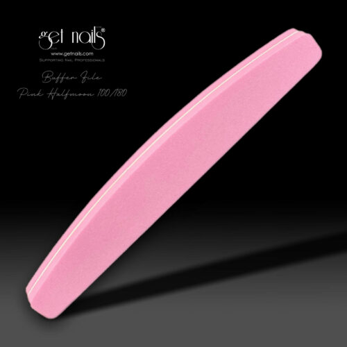 Get Nails Austria - Buffer Halbmond Feile pink 100/180